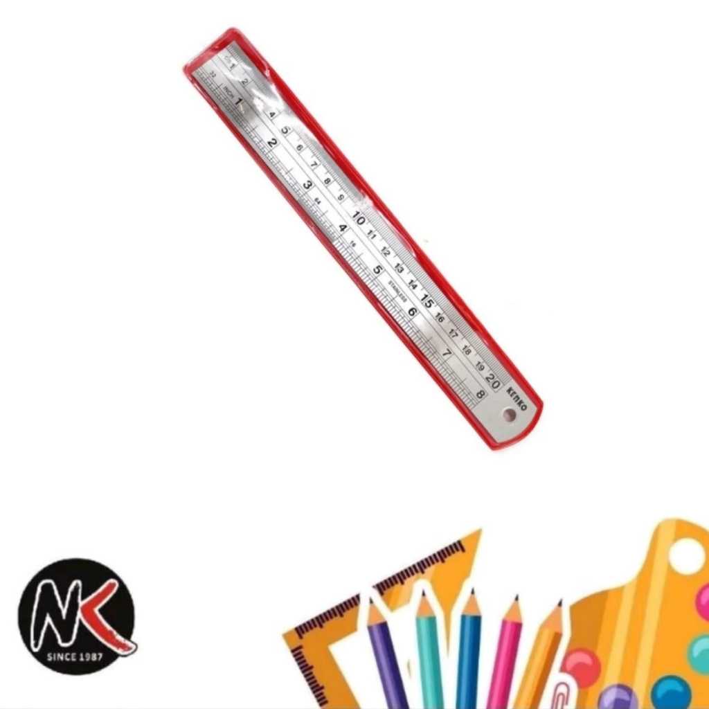 

Penggaris Besi KENKO 20 Cm/Ruler Stainless Steel
