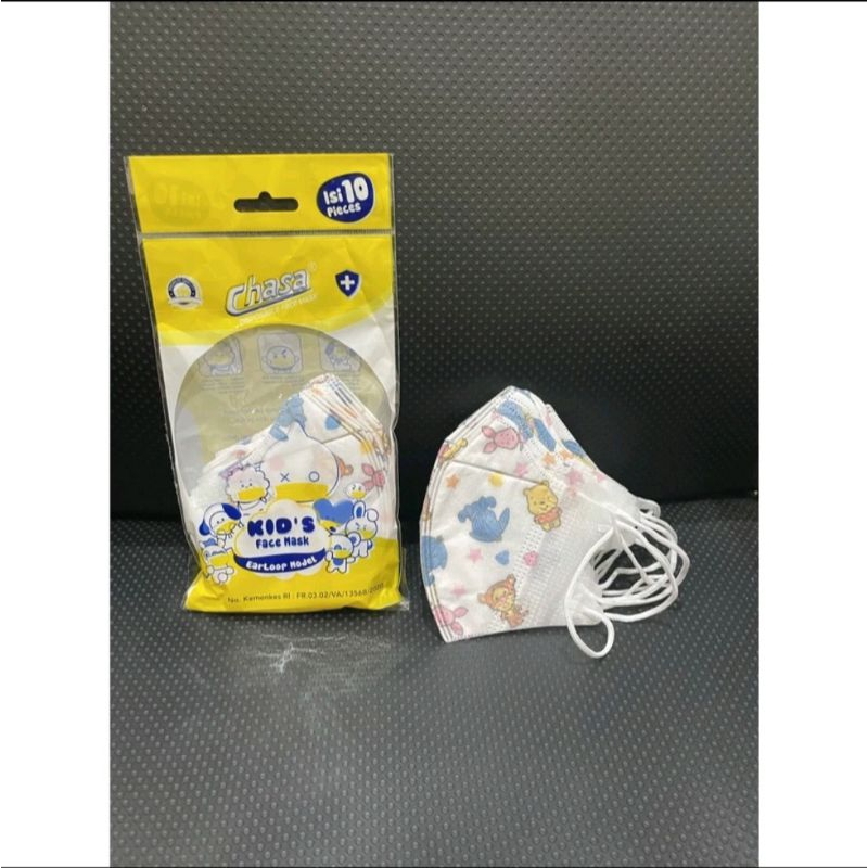 Masker Duckbil anak sachet isi10 motif karakter