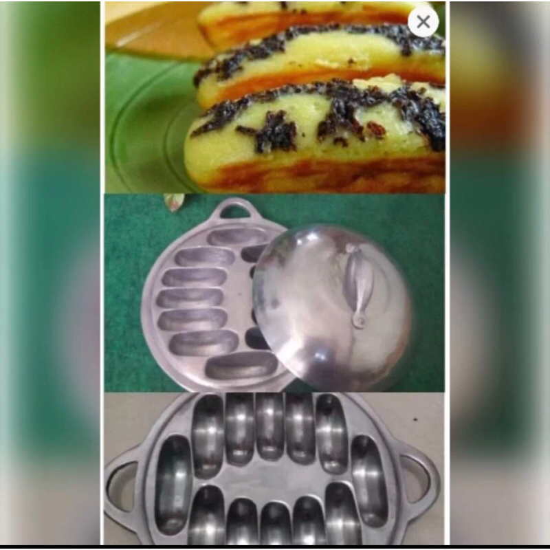 Cetak Kue Pancong Kue Pukis satu set dengan tutup