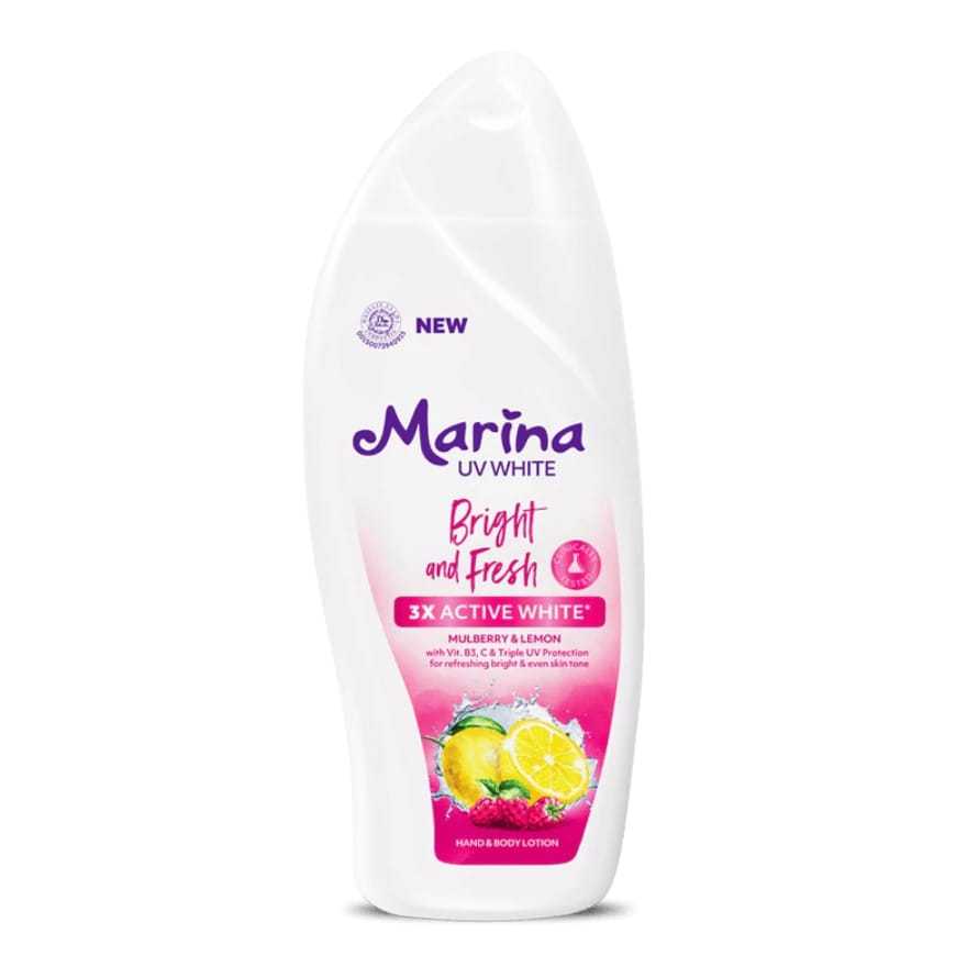 Marina UV White Hand Body Lotions 460ml | 185ml | 92ml