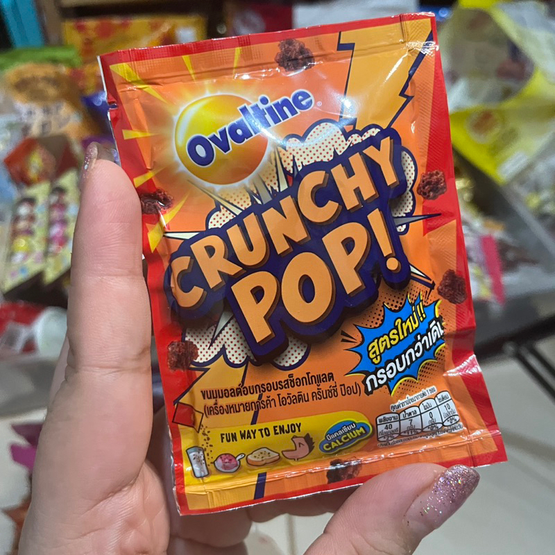 OVALTINE Crunchy Pop HALAL 10gr Thailand Coklat