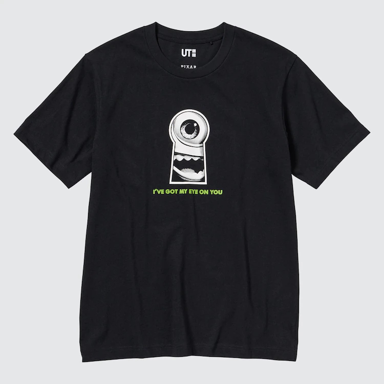 T-Shirt Pixar Monster Inc Black T-Shirt | T-Shirt Unisex AA081