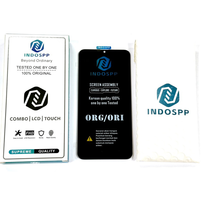 INDOSPP - lcd ts samsung galaxy A20 soft oled original indospp