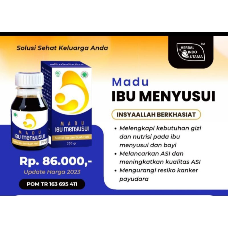

vitamin ibu muda/madu ibu menyusui 350gr