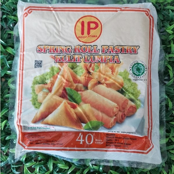 

IP Spring Roll Pastry Kulit Lumpia - Isi 40 pcs - Ukuran 8,5 Inci - Berat 550 gr