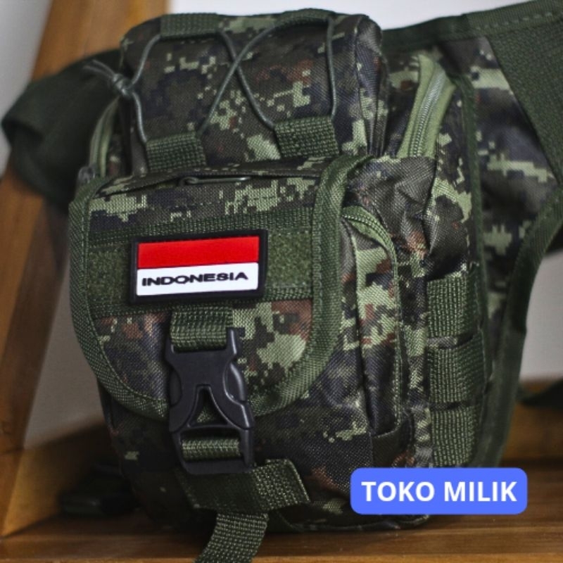 Tas Paha PriaTactical / Tas Pinggang army / tas pria keren loreng kekinian