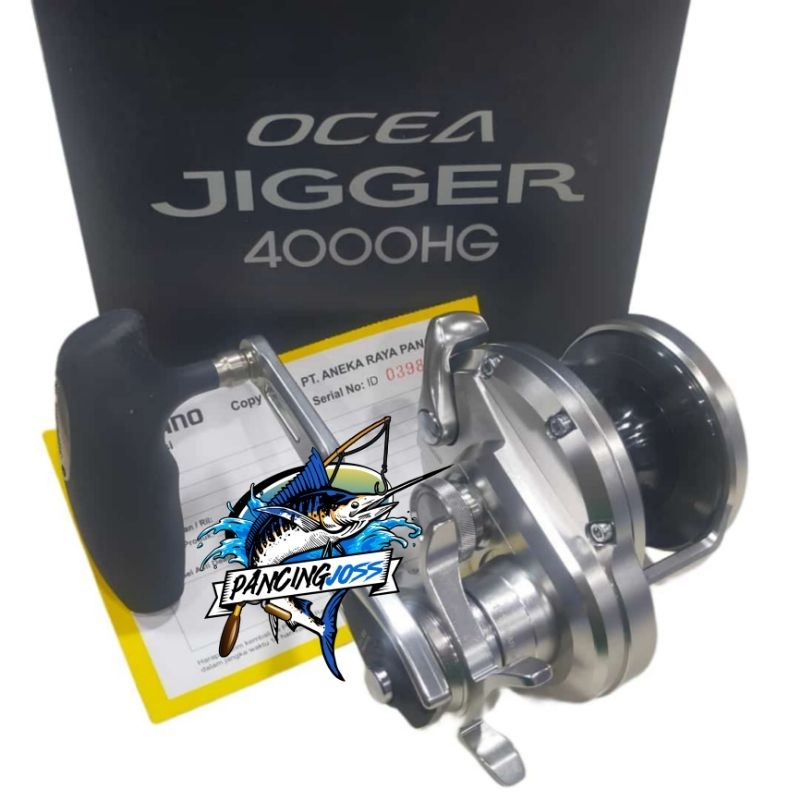 REEL SHIMANO OCEA JIGGER 4000HG HANDLE KANAN NEW 2020 JAPAN | REEL OH | REEL OVERHEAD | REEL JIGGING