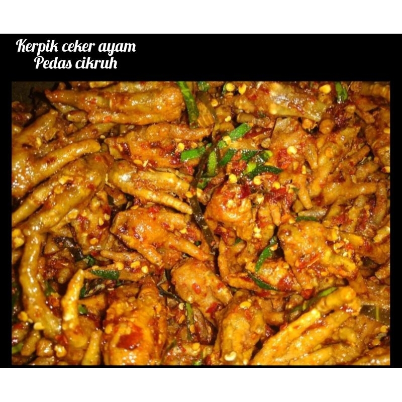 

Keripik Ceker Ayam Pedas Daun Jeruk 250Gram