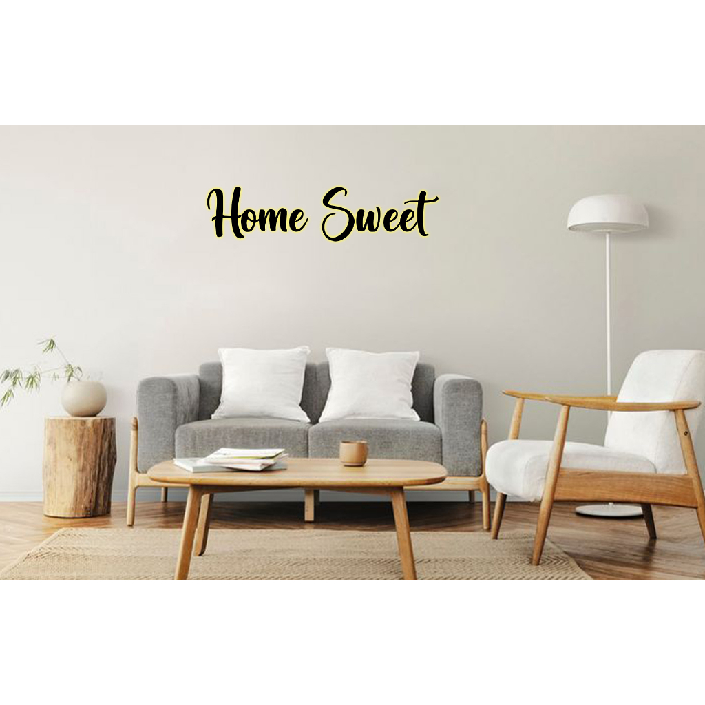 Hiasan Huruf Timbul Nyala LED Custom - Pajangan Hiasan Dinding Rumah Kamar Toko