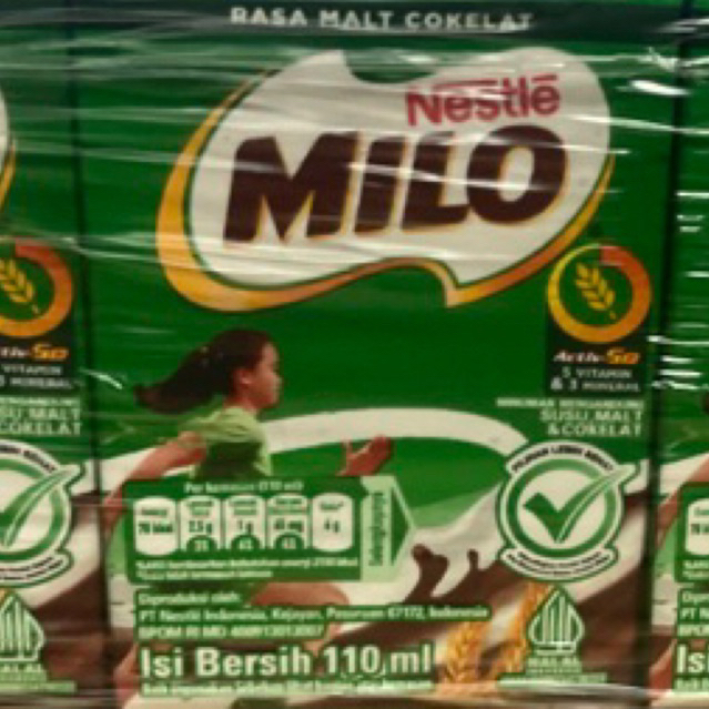 

milo Nestlé 110 ml isi 4 bisa di order satuan