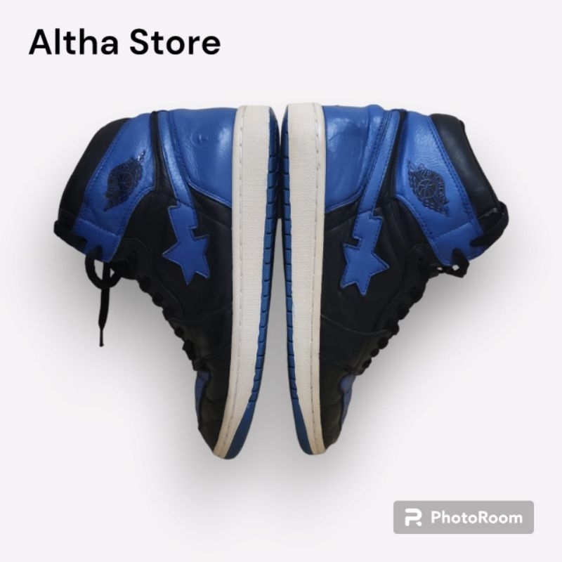 AJ 1 HIGH COLLAB BAPE SIZE 43 LEGIT