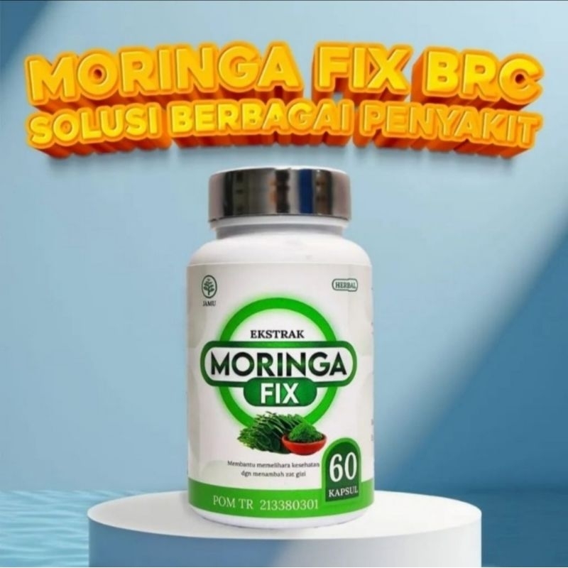 Kapsul daun kelor|Ekstrak Moringa fix Brc|Daun kelor