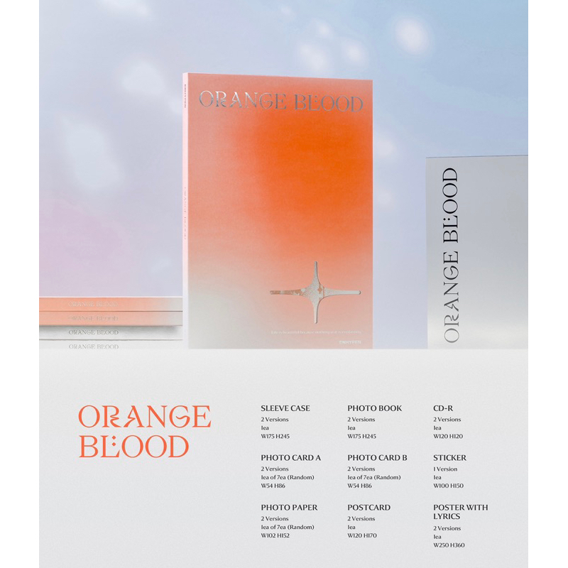 [PO] ENHYPEN ALBUM - ORANGE BLOOD