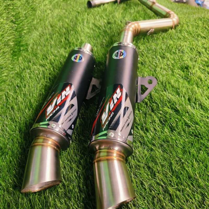 Knalpot samlong Original Vin Racing Project fullsistem vario beat scoopy mio aerox old aerox new