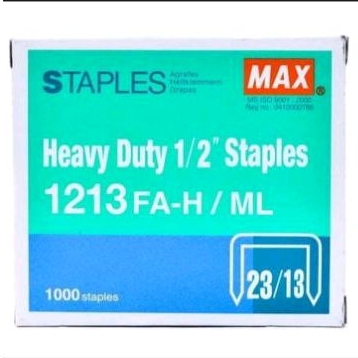 

Isi Staples Merk MAX 1213 FA - H / ML Original/Asli