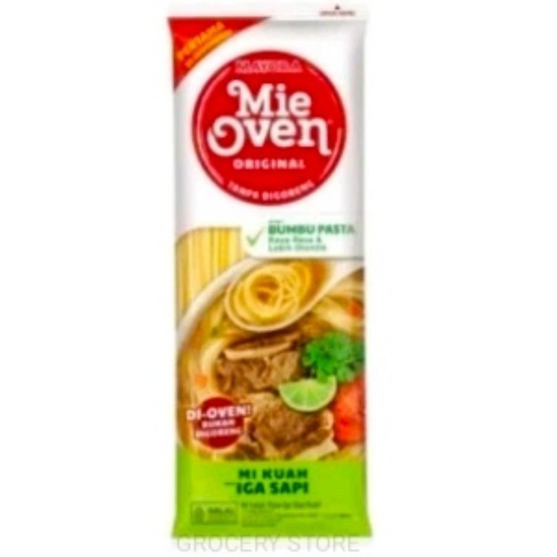 

Mie Oven Mayora Kuah Rasa Iga Sapi 78gr - Mie Oven Mayora Kuah (1Bungkus)