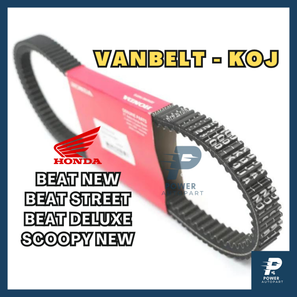 VANBELT + ROLLER BEAT NEW, BEAT STREET, BEAT SPORTY, SCOOPY NEW KUALITAS ORIGINAL - VBELT K0J / KOJ