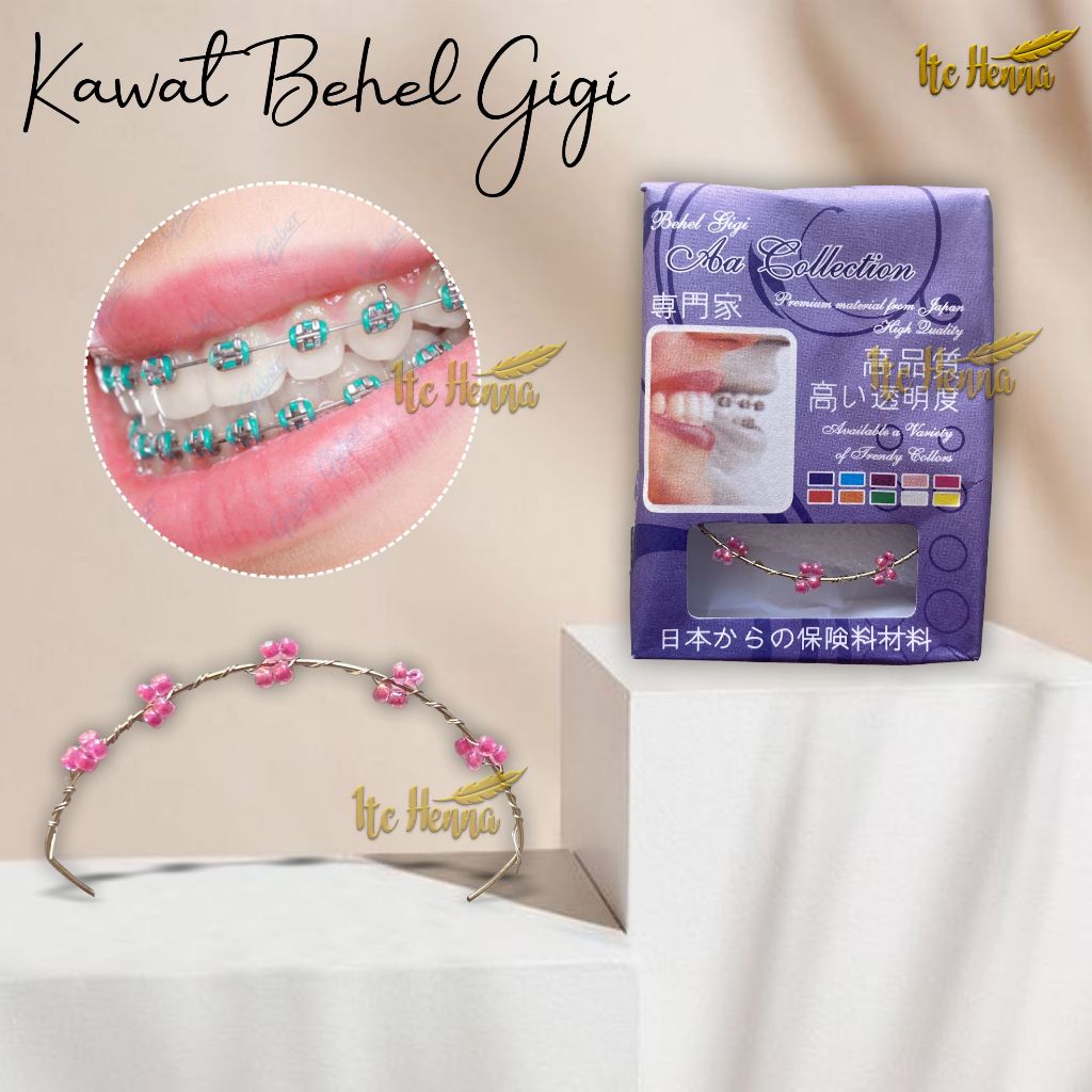 Kawat gigi behel Lepas Pasang Fashion Aneka Motif Cantik