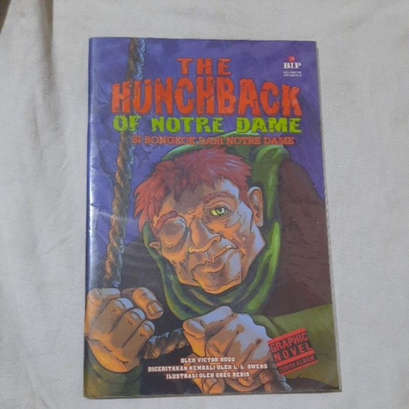 GRAFIK NOVEL CERITA KLASIK THE HUNHBAVK OF NOTRE DAME SIBONGKOK DARI NOTRE DAME