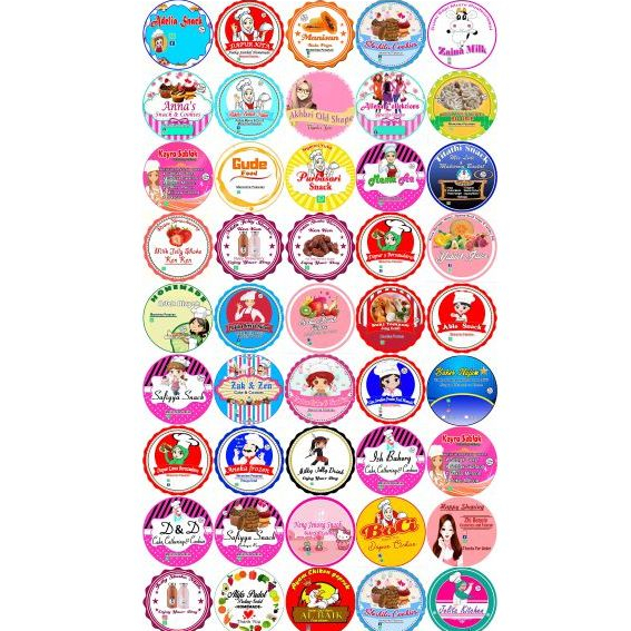 

CETAK LABEL/ LOGO BRANDING PRODUK USAHA 1 LEMBAR BISA JADI BANYAK
