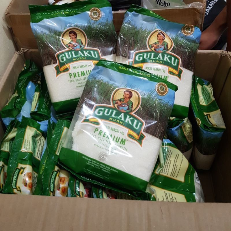 

Gulaku kemasan premium 1kg gula asli tebu manis