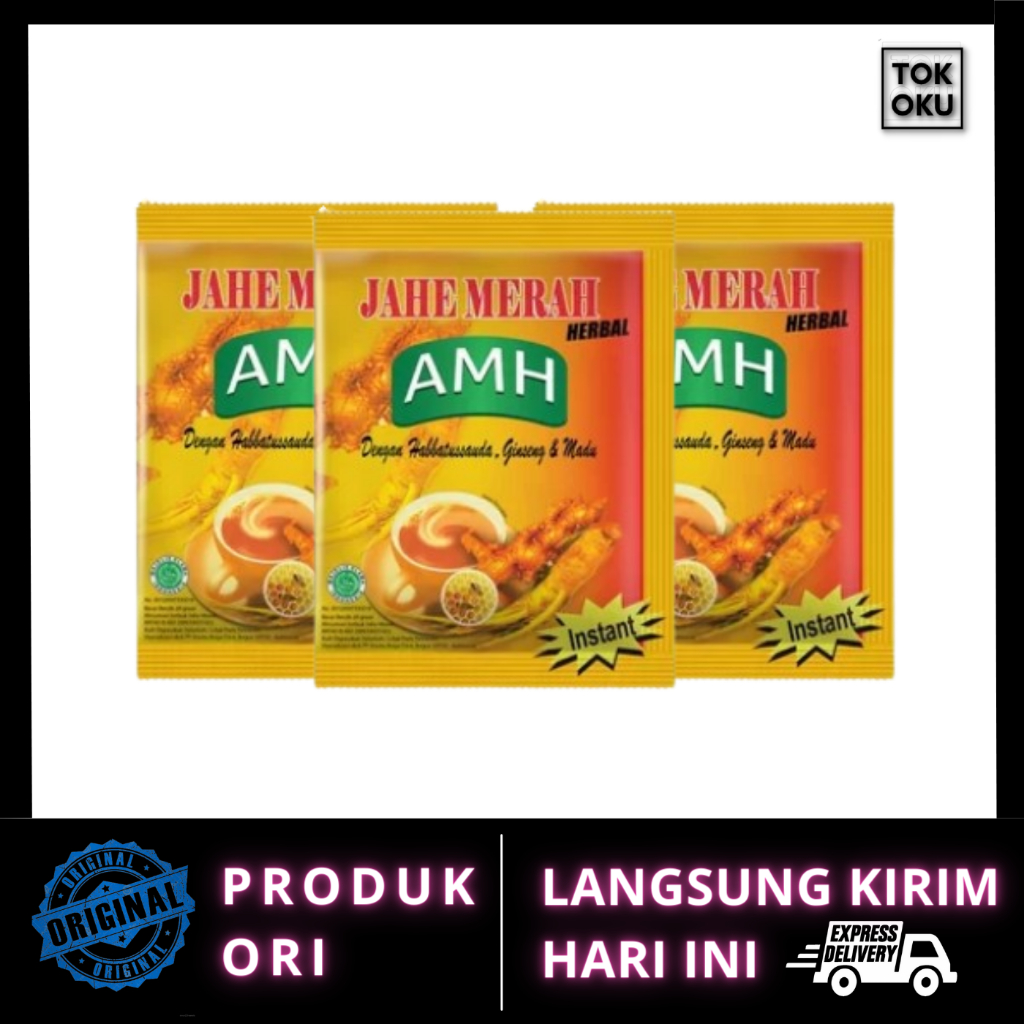 

Jahe AMH Herbal 1 Renceng isi 10 Sachet