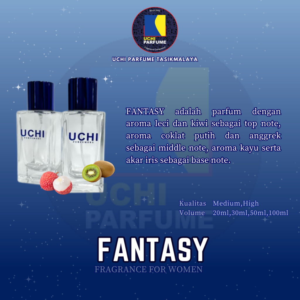 Uchi Parfume Refill Parfum BR.FANTASY (20ML,30ML,50ML,100ML)