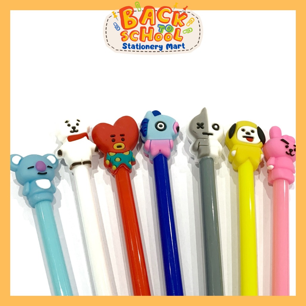 

BTS) BOLPEN PULPEN KARAKTER GELL FANCY BTS A-006