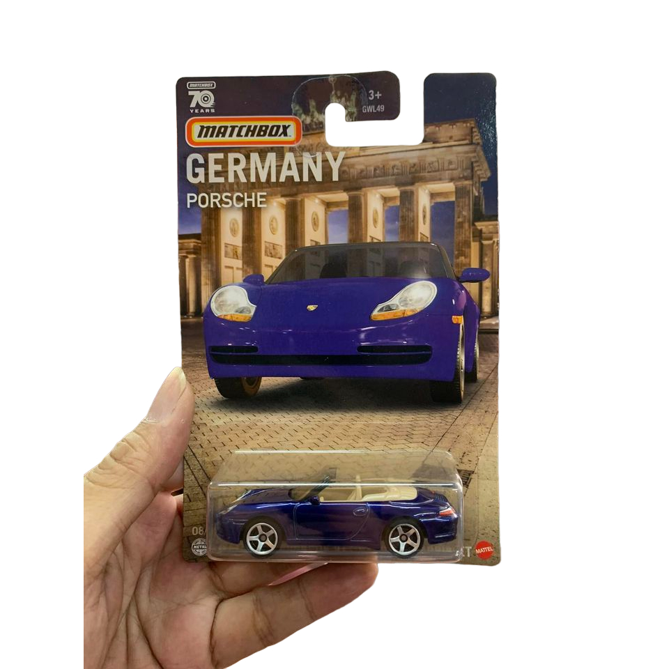 Matchbox Germany Porsche 911 Carrera Cabriolet Biru