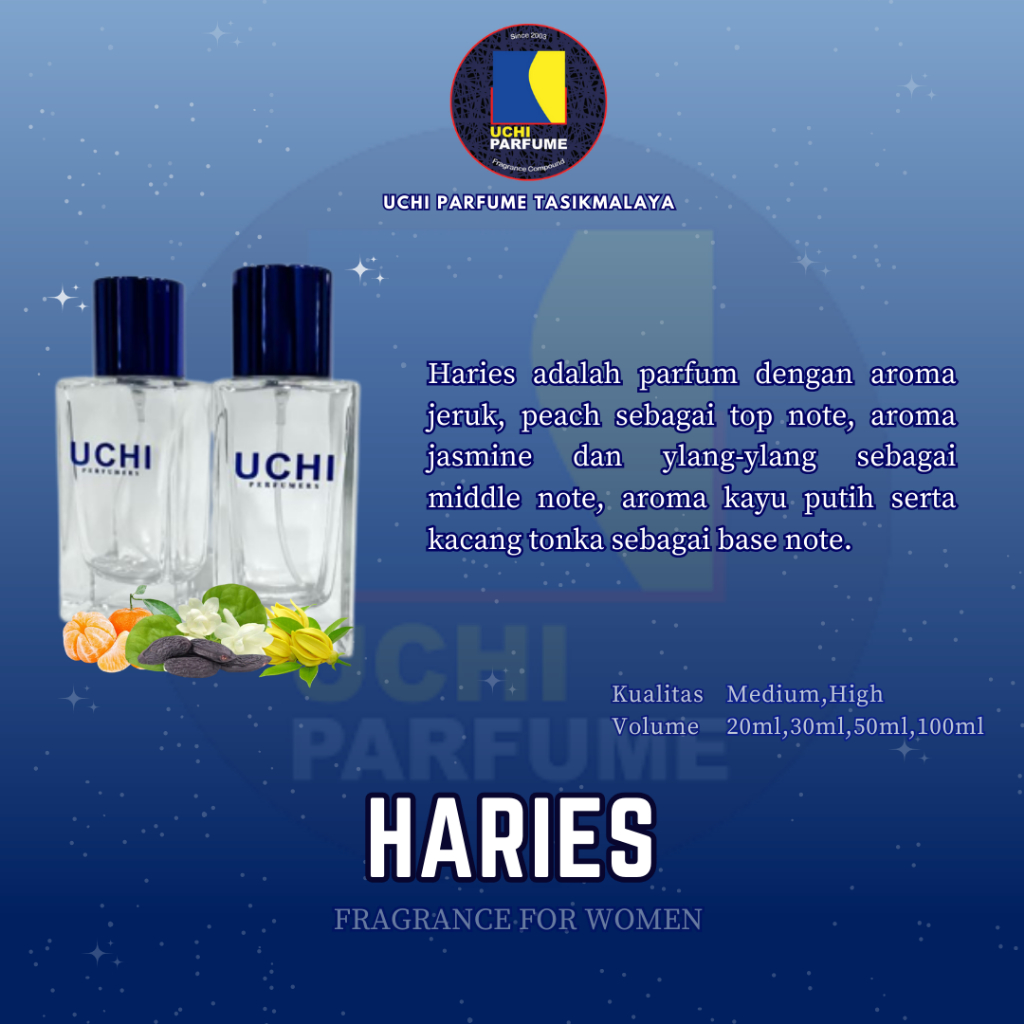 Uchi Parfum Refill Parfum PH. HARIES (20ML, 30ML, 50ML,100ML)