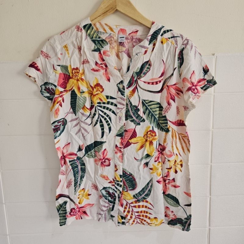 Kemeja blouse wanita branded old navy M L