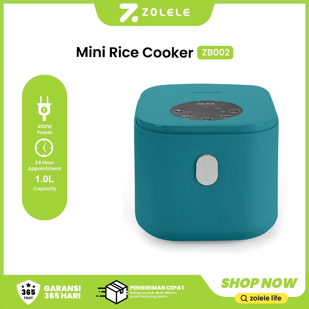 MURAH (BNM) ZOLELE RICE COOKER MINI 24H FUNGSI RESERVASI PENANAK NASI 2-4 PORSI MULTI NON STICK