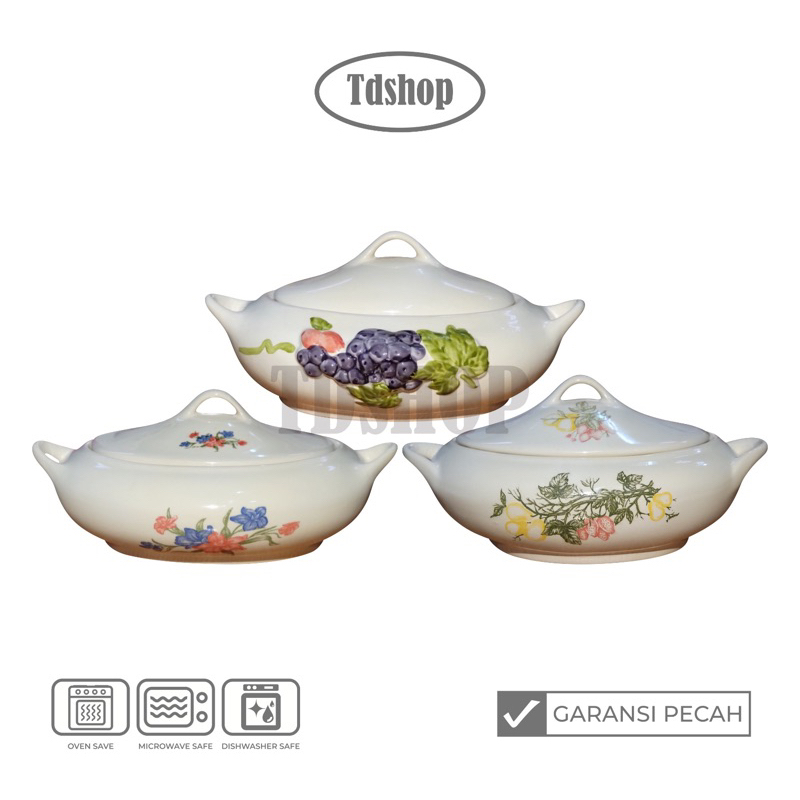 TDSHOP BASI CASEROLL KERAMIK HIDANGAN