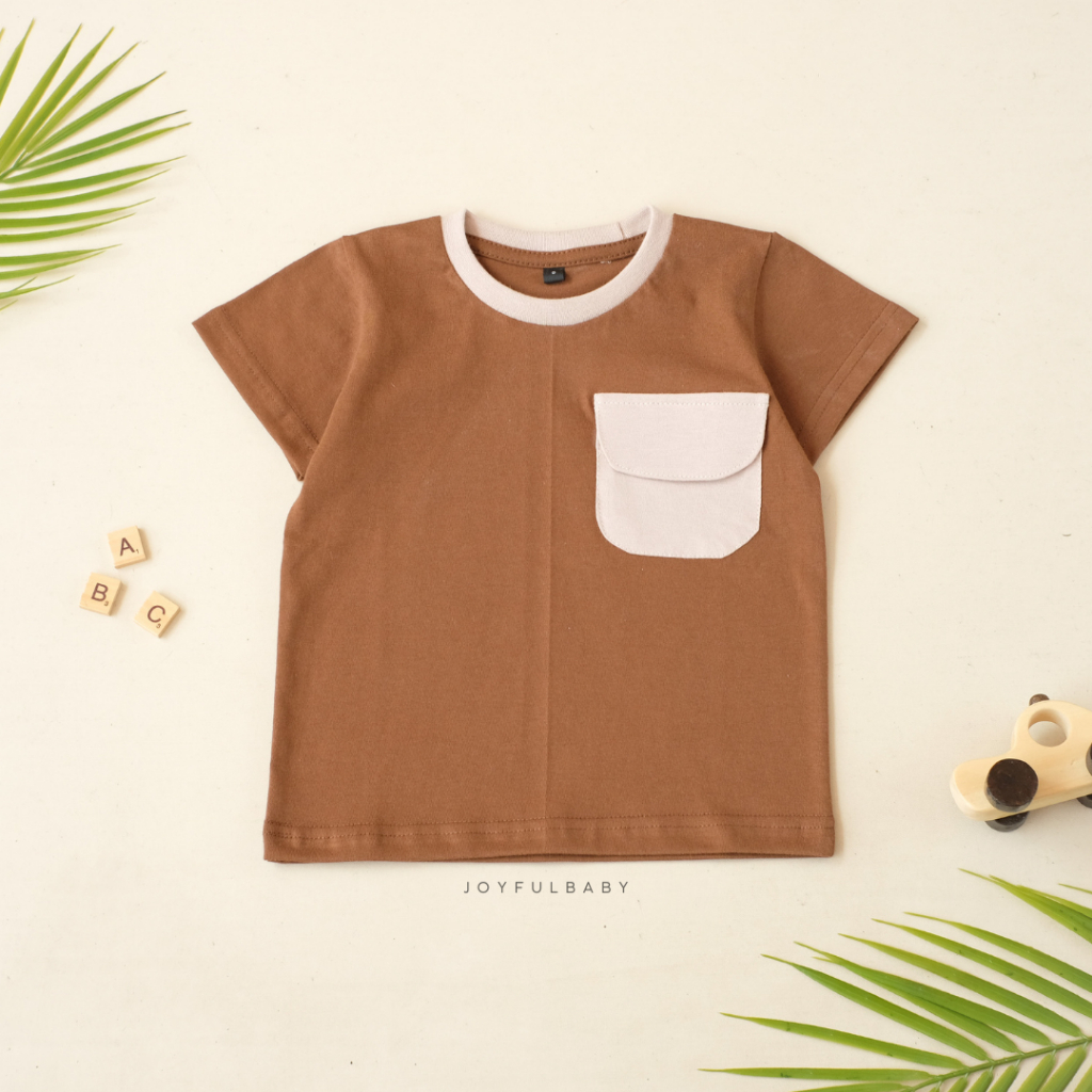 JOYFULBABY Kaos Anak Lengan Pendek Premium Unisex