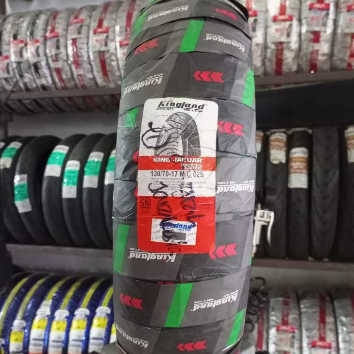 Ban Kingland type king jaguar ukuran 130/70-17 Tubeless