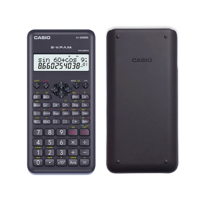

Gramedia Cirebon - Multicasa CASIO KALKULATOR FX-350MS 2nd Ed - Kalkulator Sekolah/Kuliah - Scientific/Saintifik - 240