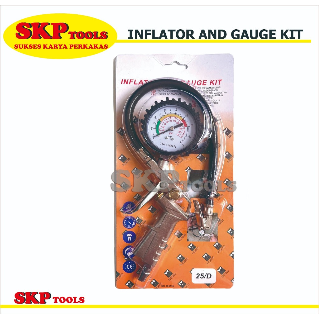 INFLATOR GUN AND GAUGE KIT