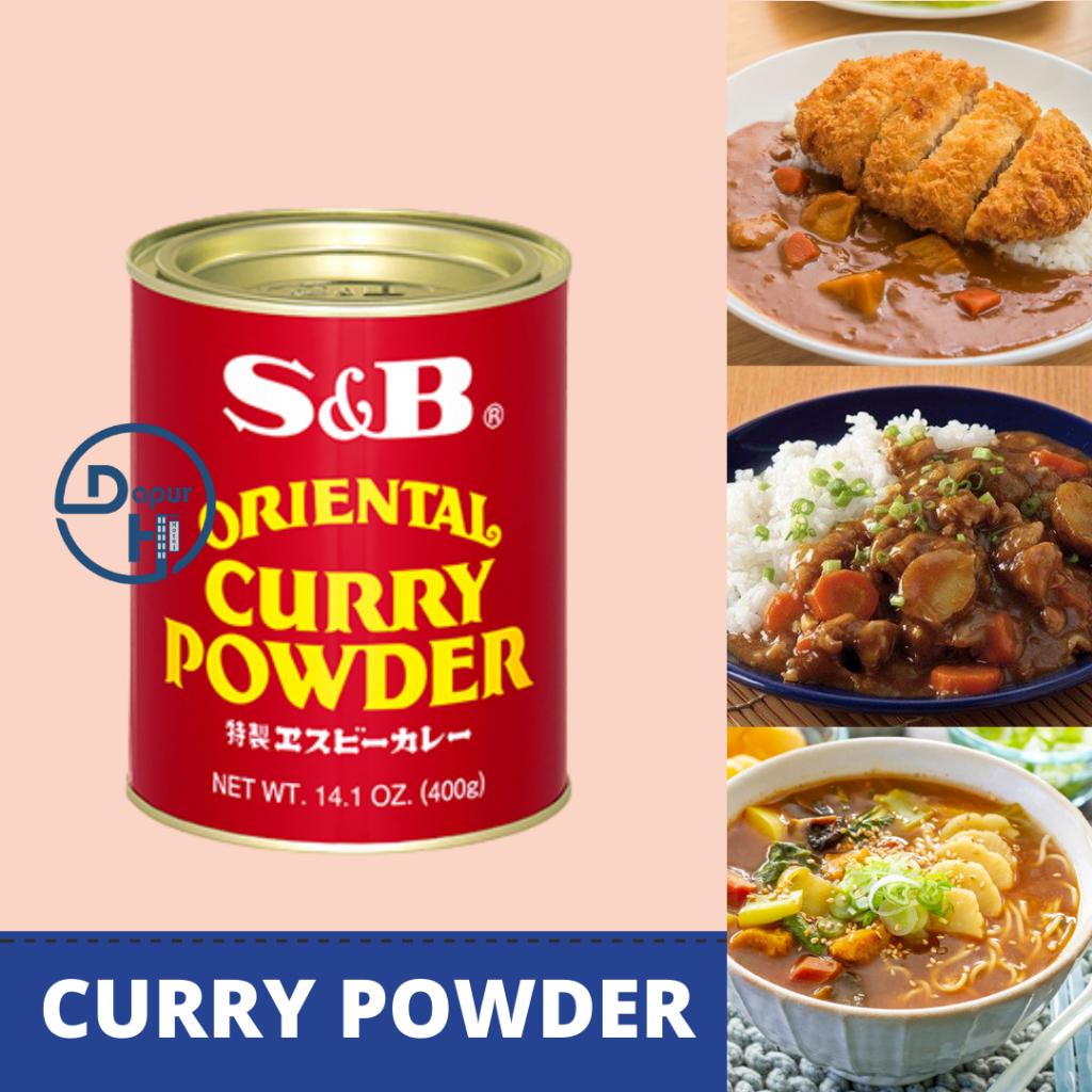 

S&B Japan Curry Powder 400 g │ Bubuk Rempah Kari Import Jepang S & B Kare