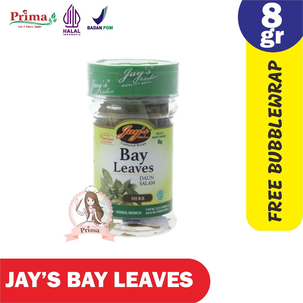 

Bay leaves - Jay's 8gr daunsalam
