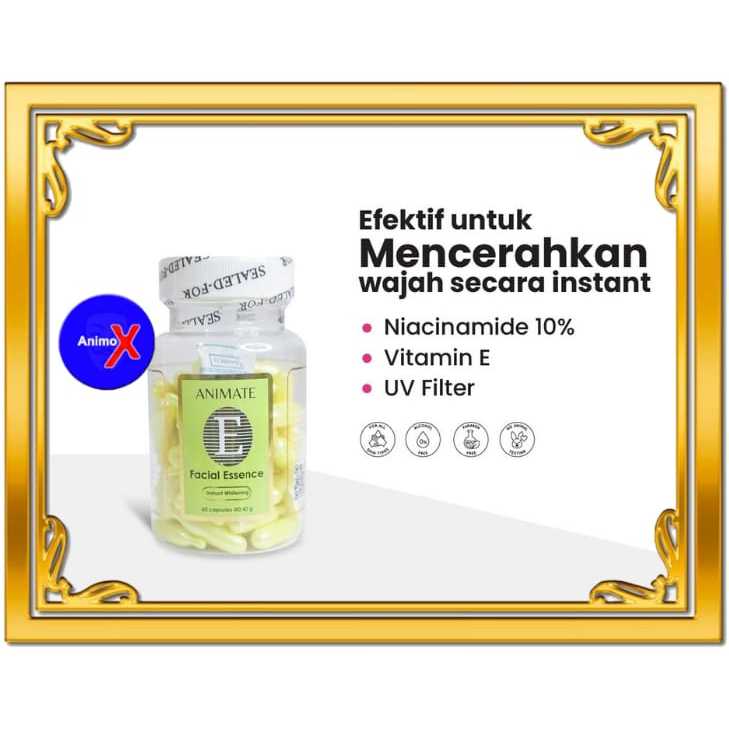 SERUM ANIMATE WAJAH ANIMATE SERUM / VITAMIN ANIMATE / VITAMIN E isi 60