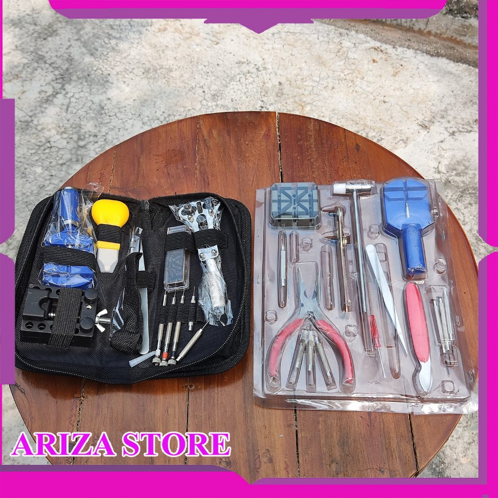 PAKET ALAT SERVIS JAM TANGAN ALAT SERVICE JAM TERLENGKAP