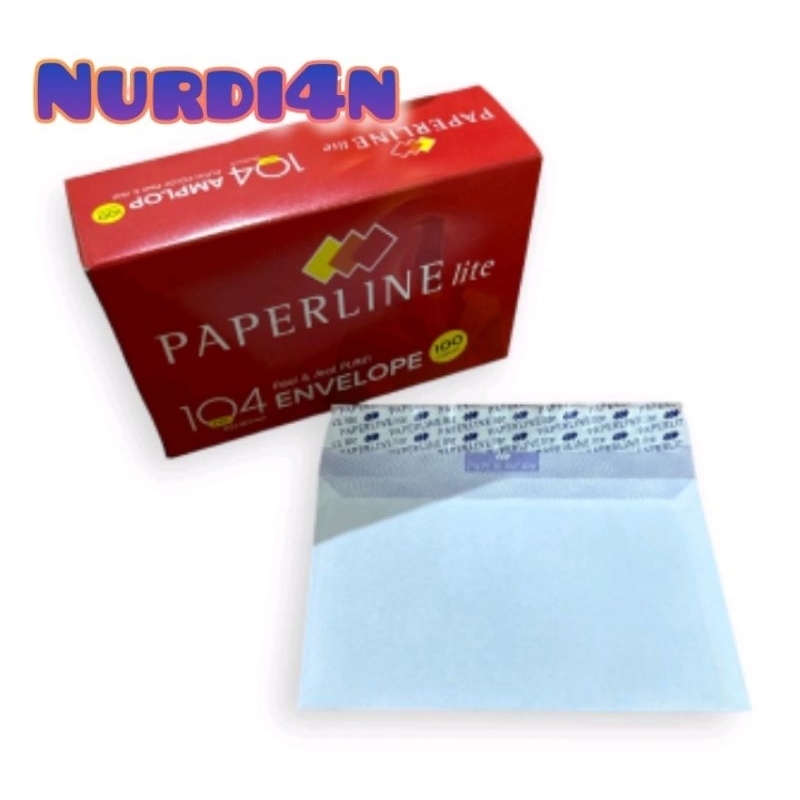 

( 1 pak ) Amplop Putih Paperline 104 isi 100