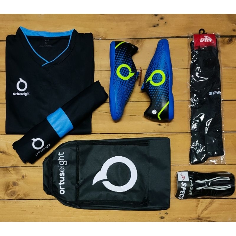 SEPATU FUTSAL ANAK PAKET KOMPLIT 5 Sepatu Futsal Anak Ortuseight BONUS SETELAN JERSEY, TAS, KAOSKAKI