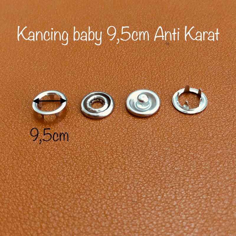 kancing cucuk anti karat / kancing cetet untuk pakaian baby per 144 set