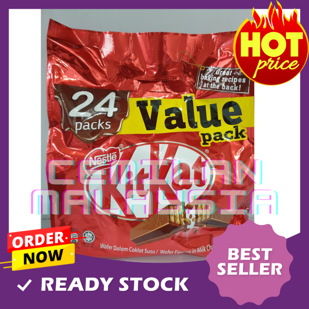 

WAFER KIT KAT PACK ISI 24 PCS MALAYSIA