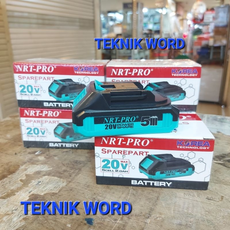 BATERAI NRT PRO 20V BOR CORDLESS 20 VOLT DC 340 DC343 DC740 DC743