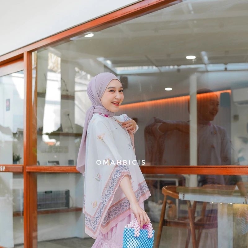 BESTPROMO ZIARA ID - OUTER SCARF KIMONO CROP OUTER CROP KIMONO BATWING