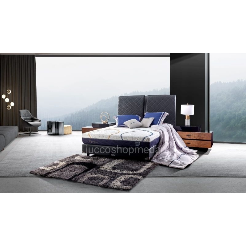 Elite Springbed Tipe Royal Crown - Matras Latex 180x200 - Springbed Orhtopedic - Medan