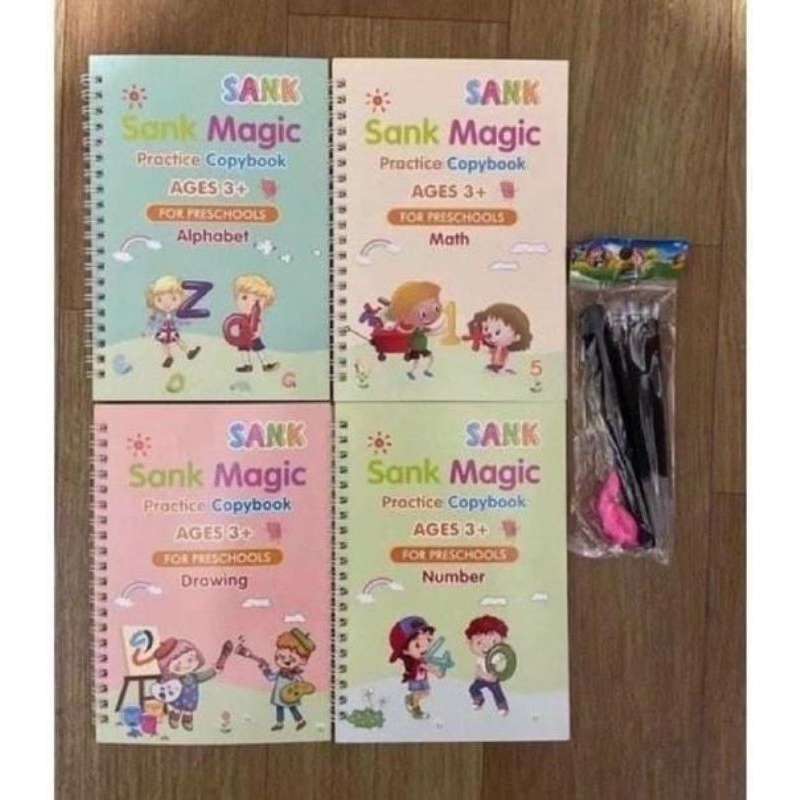 

Sank magic practice copybook buku belajar menulis anak praktis