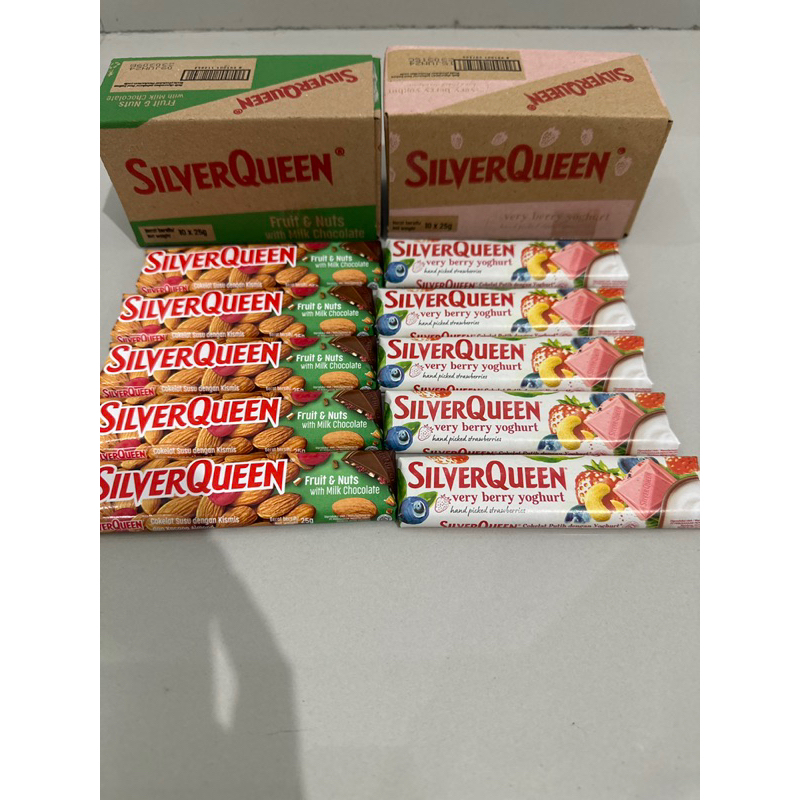 Silverqueen  25g Rasa Berry dan Fruit Nut